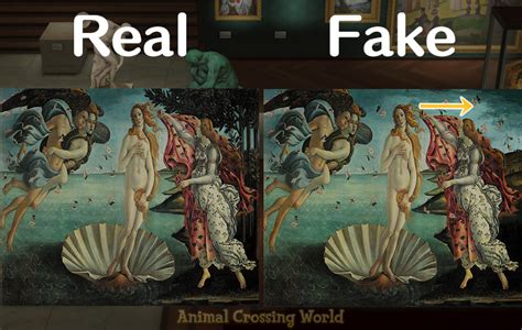 what to do with fake art acnh